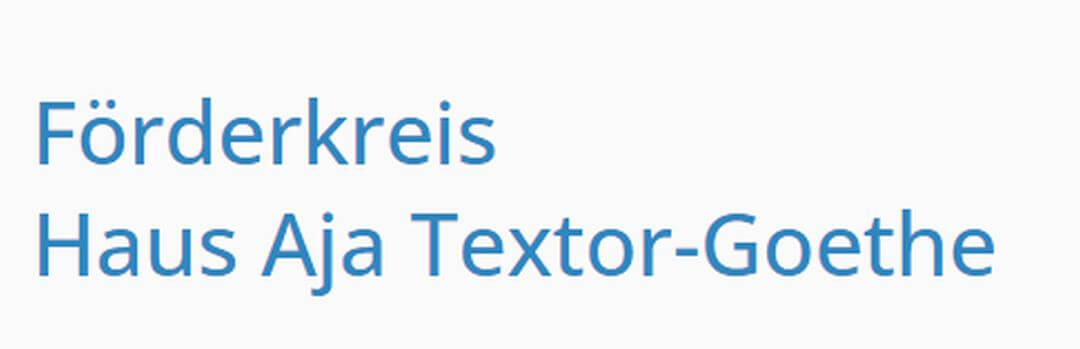 Was fördert eigentlich der Förderkreis?