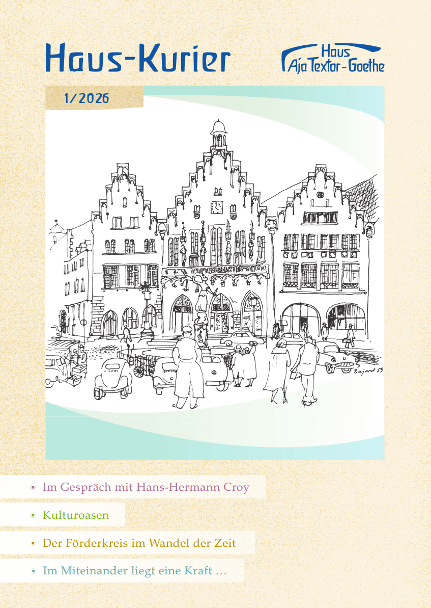 Vorderseite des aktuellen Hauskuriers